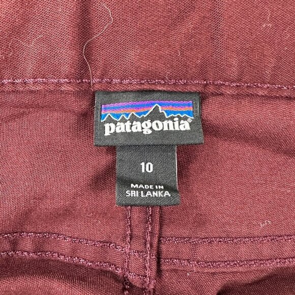 Patagonia Pinyon Pines Wine Slim Hiking Pants Women’s Size 10 US 55460 Style - Picture 2 of 12